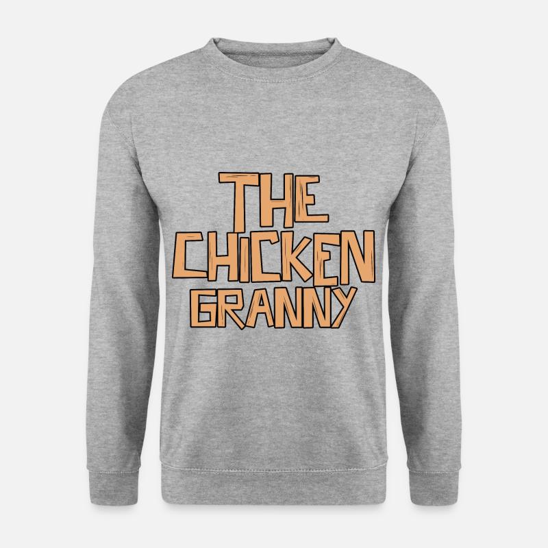 The Chicken Granny 3 - Unisex Sweatshirt - salt & pepper