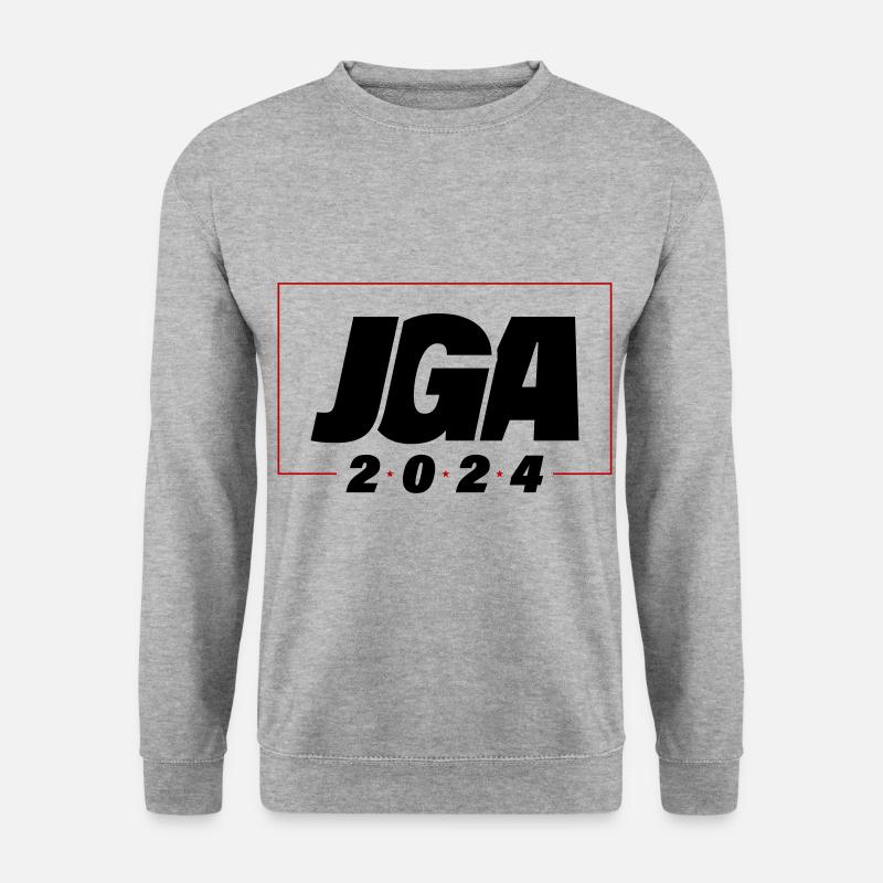 Jga 2024 Junggesellenabschied Party Team - Unisex Pullover - Weißgrau meliert