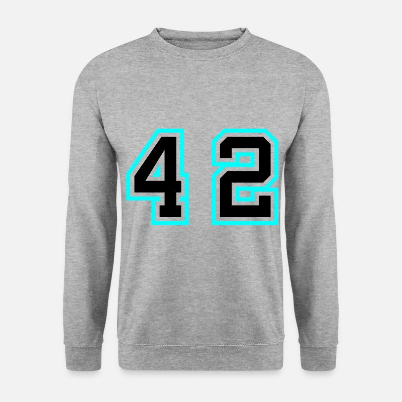 42 Number symbol - Unisex Sweatshirt - salt & pepper
