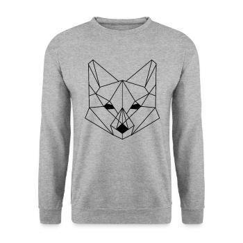 Renard - Sweat-shirt Unisexe - gris chiné - Devant - Alina (178cm) & Michal (187cm)