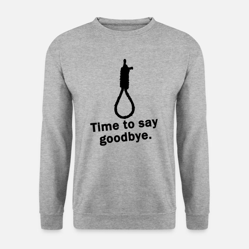 Time to say goodbye - Unisex Sweatshirt - salt & pepper