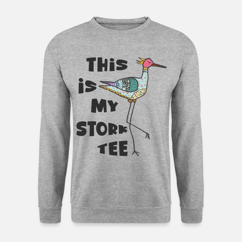 This is my stork tee! - Unisex Sweatshirt - salt & pepper