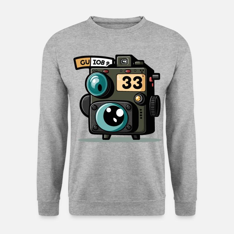 Le Shutterbug - Sweat-shirt Unisexe - gris chiné
