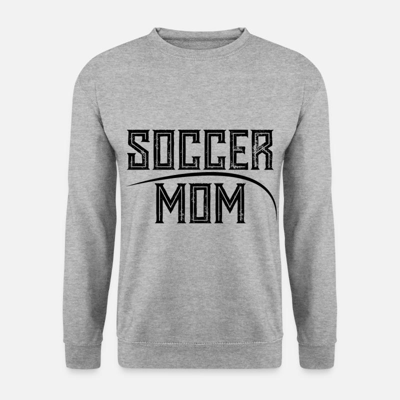 Soccer Mom - Unisex Pullover - Weißgrau meliert