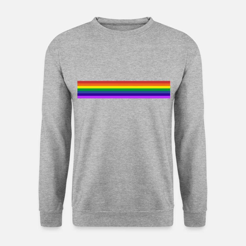 rainbow flag - Unisex Sweatshirt - salt & pepper