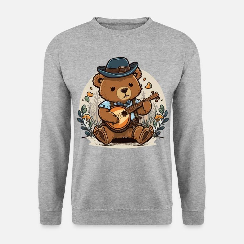 Bear Picker - Unisex Sweatshirt - salt & pepper