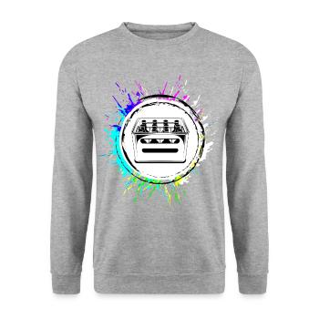 Beer Crate Crate Beer - Unisex Sweatshirt - salt & pepper - Front - Alina (178cm) & Michal (187cm)