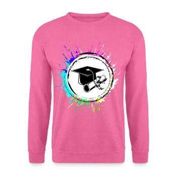 Student mütze Bunt - Unisex Pullover - Pink - Vorne