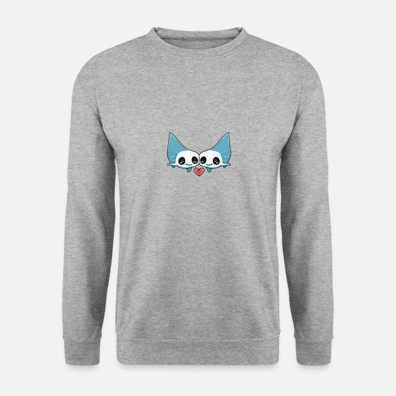 Rays Love Couples Valentine's Day - Unisex Sweatshirt - salt & pepper