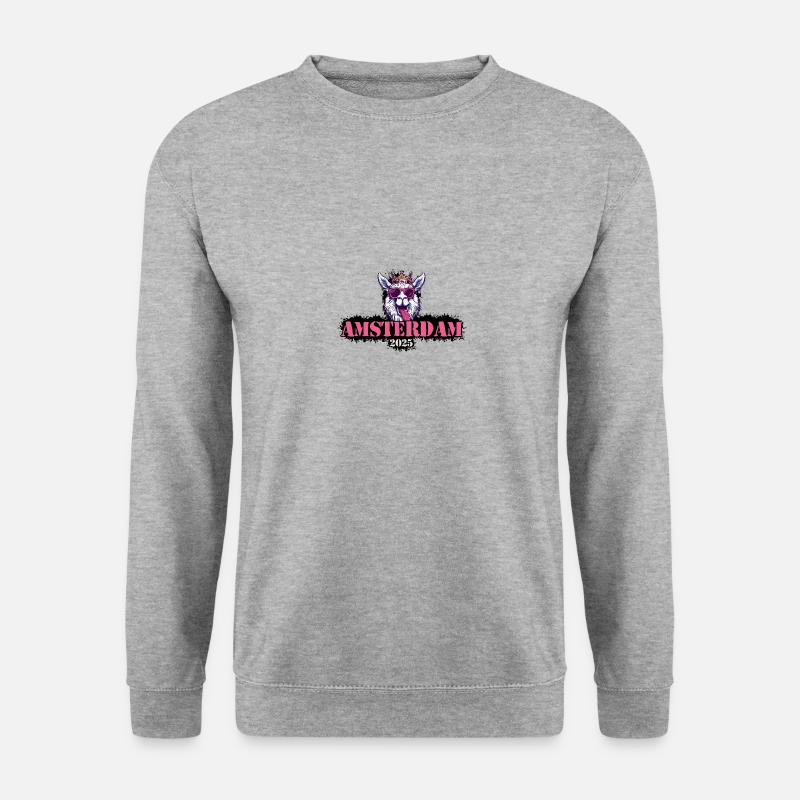 Amsterdam 2025 Alpaca - Unisex Sweatshirt - salt & pepper