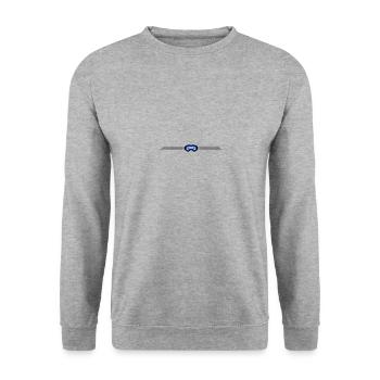 Skibrille Symbol Element Ski - Unisex Pullover - Weißgrau meliert - Vorne - Alina (178cm) & Michal (187cm)