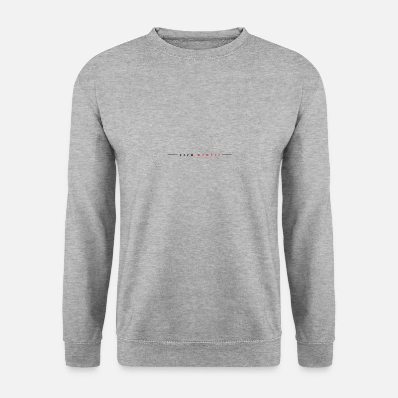 Crew Mitglied - Unisex Pullover - Weißgrau meliert