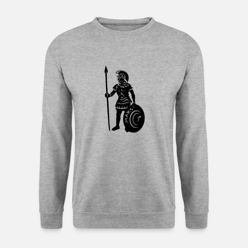 MARS GOTT - Unisex Pullover - Weißgrau meliert