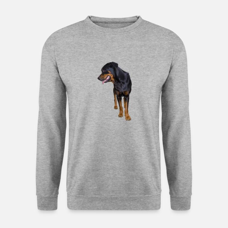 rottweiler - Unisex Pullover - Weißgrau meliert