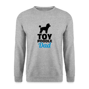 Toy Poodle - Unisex Sweatshirt - salt & pepper - Front - Alina (178cm) & Michal (187cm)