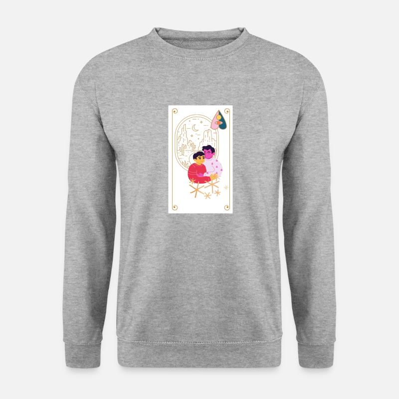 Dad and son - Unisex Sweatshirt - salt & pepper