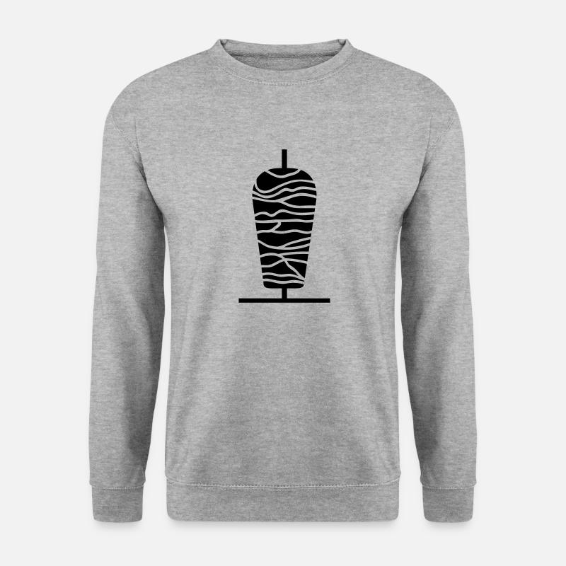 Kebab skewer - Unisex Sweatshirt - salt & pepper