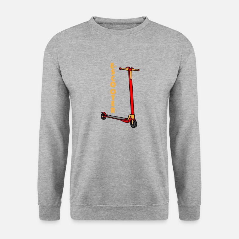 E-Scooter Roller Scooter - Unisex Sweatshirt - salt & pepper