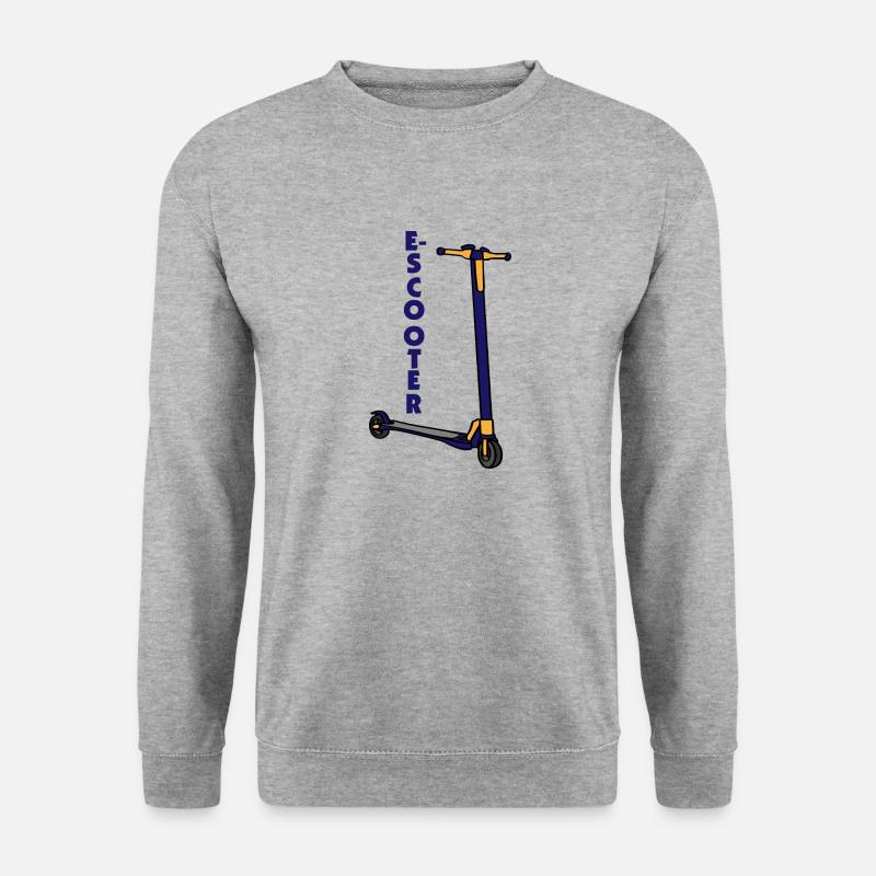 E-Scooter Roller Scooter - Unisex Sweatshirt - salt & pepper