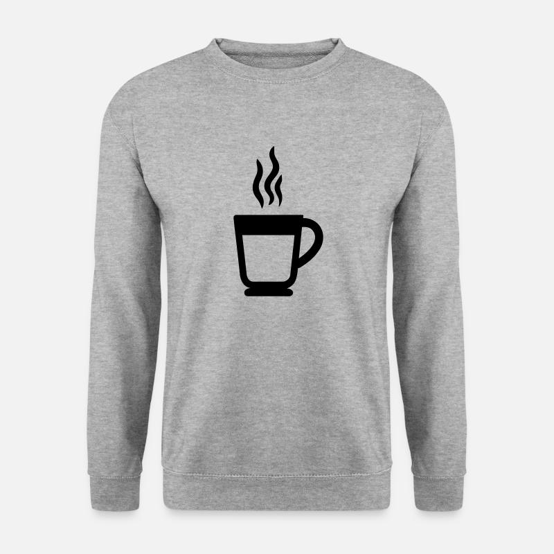 tasse de café - Sweat-shirt Unisexe - gris chiné