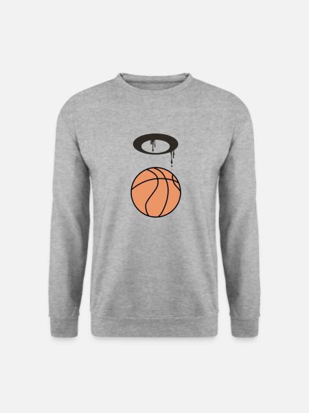 Basketball 5 0 Artboard 1 - Unisex Sweatshirt - salt & pepper