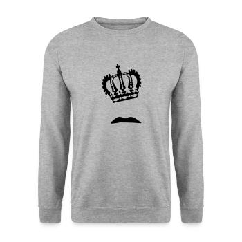 La Reine Rhapsodie - Sweat-shirt Unisexe - gris chiné - Devant - Alina (178cm) & Michal (187cm)