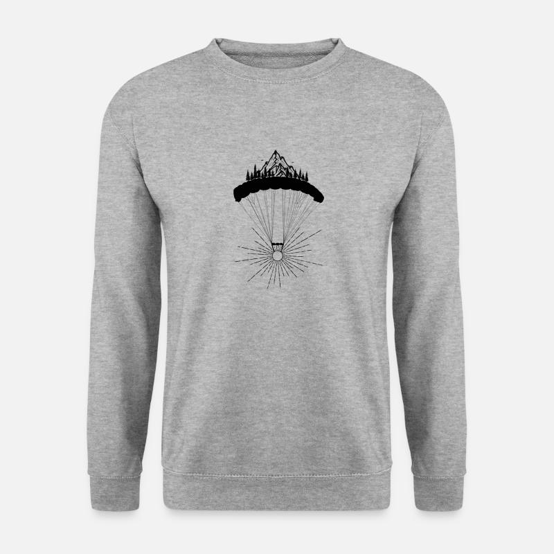The sun while skydiving - Unisex Sweatshirt - salt & pepper