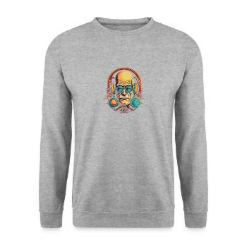 Albert Hofmann 2 - Sweat-shirt Unisexe - gris chiné - Devant - Alina (178cm) & Michal (187cm)