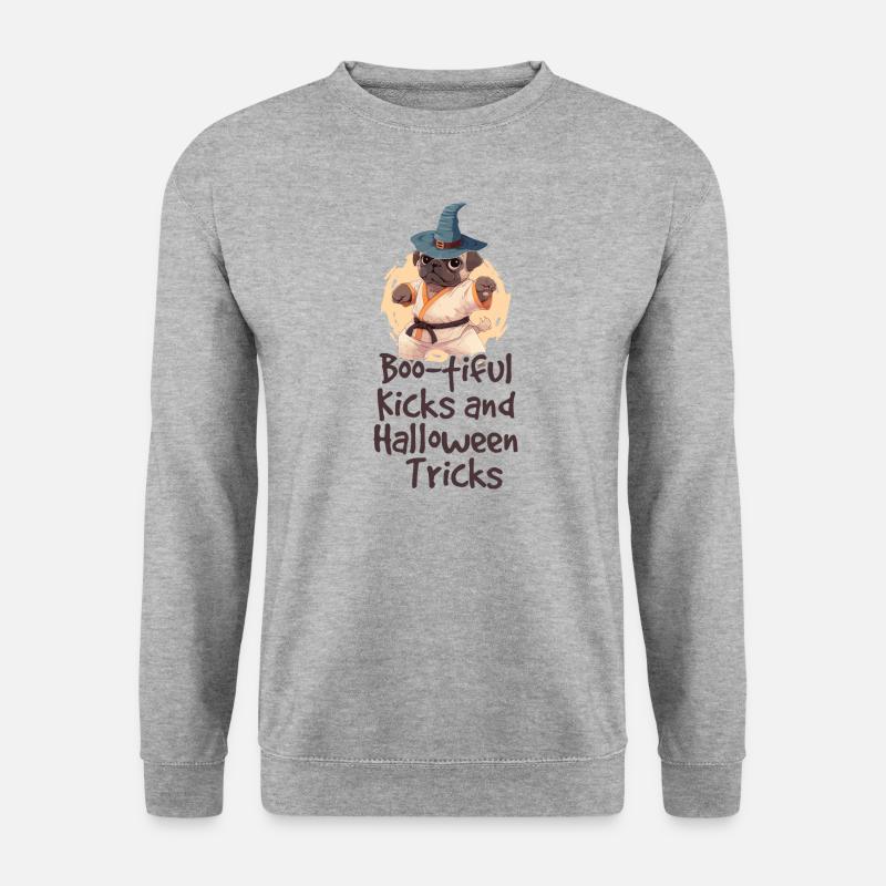 Karate Halloween Boo-tiful Kicks Kickboxing - Unisex Sweatshirt - salt & pepper