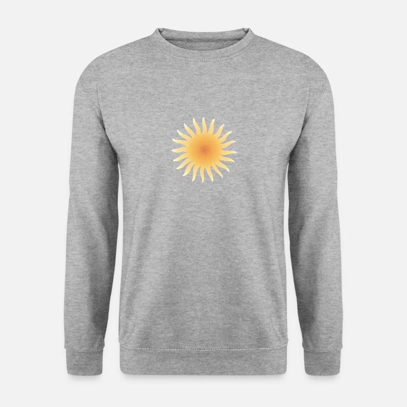 Sonnenschein - Unisex Pullover - Weißgrau meliert