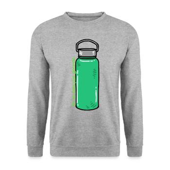 Cadeau pour femme drôle | Je ne suis pas gourde - Sweat-shirt Unisexe - gris chiné - Devant - Alina (178cm) & Michal (187cm)