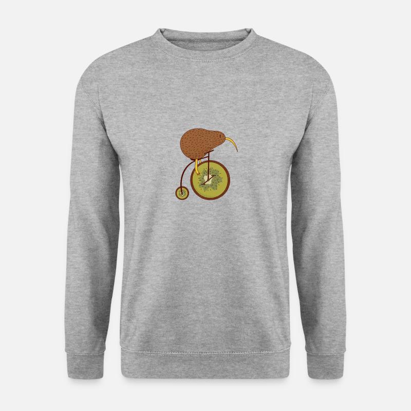 Neuseeland Geschenkidee New Zealand - Unisex Pullover - Weißgrau meliert
