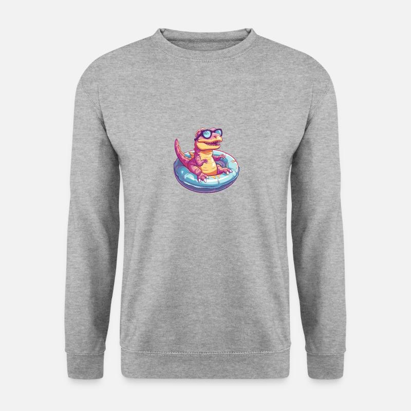 Dinosaur T-Rex Comic Cool - Unisex Sweatshirt - salt & pepper