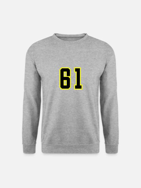 61 Number Leotard - Unisex Sweatshirt - salt & pepper
