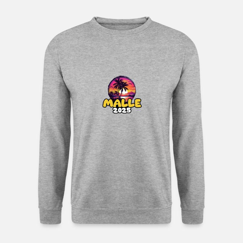 Malle 2025 Palm Trees Multicoloured - Unisex Sweatshirt - salt & pepper