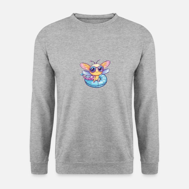 Dragonfly Comic Cool - Unisex Sweatshirt - salt & pepper