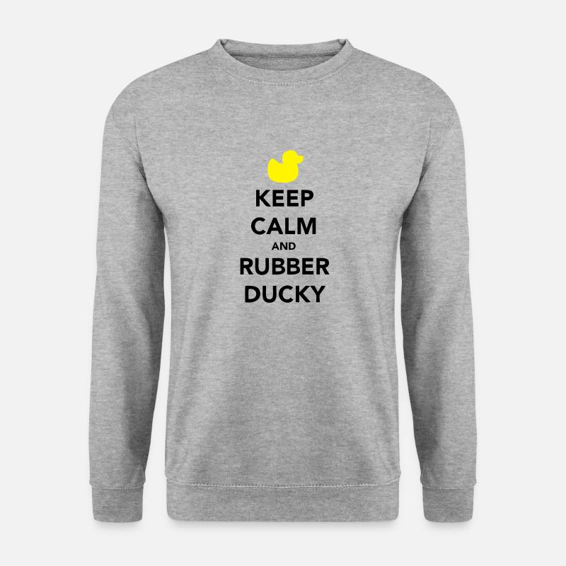 Keep Calm and Rubber Ducky - Unisex Sweatshirt - salt & pepper