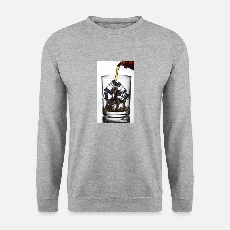 ColaEis - Unisex Pullover - Weißgrau meliert