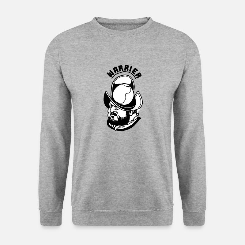Warrier - Unisex Pullover - Weißgrau meliert
