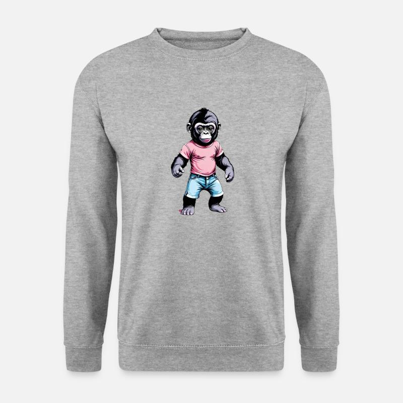 Gorilla Boxer Boxing - Unisex Sweatshirt - salt & pepper