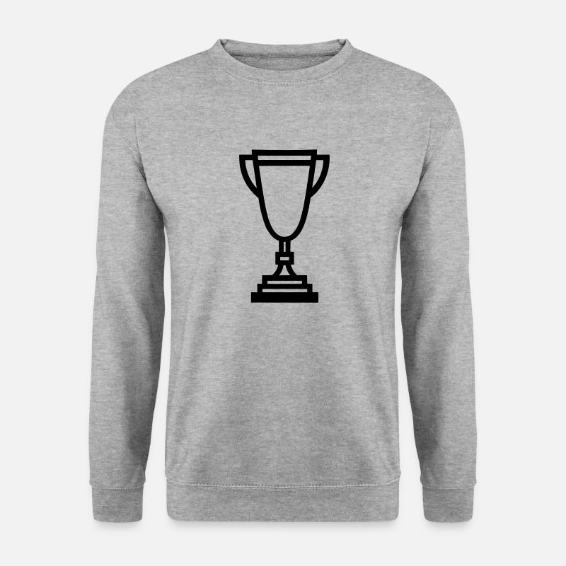 Trophäe - Unisex Pullover - Weißgrau meliert