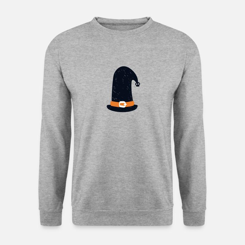 witch hat - Unisex Sweatshirt - salt & pepper