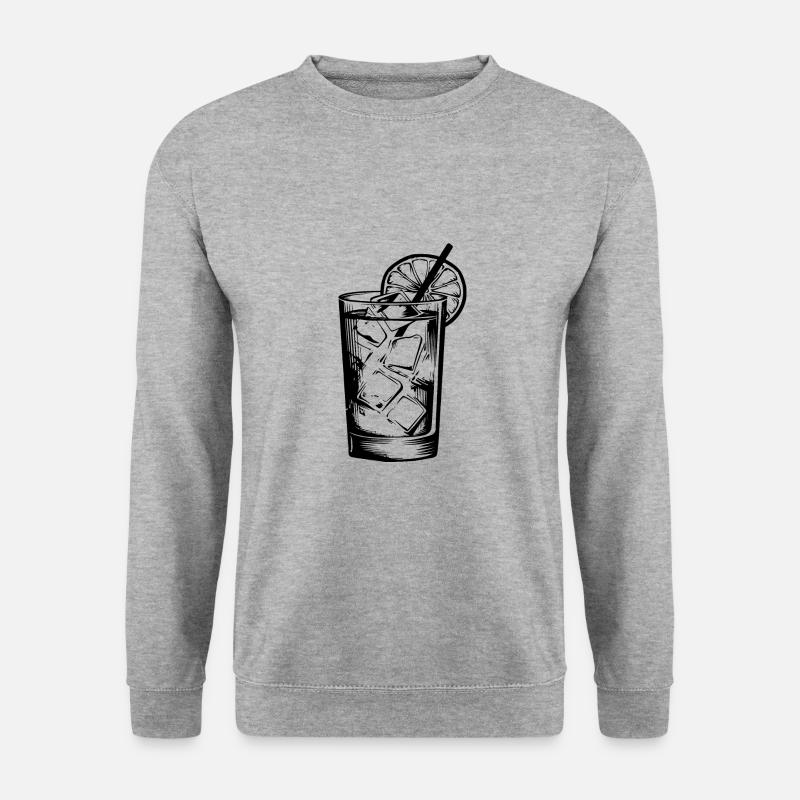 Limonade Drink - Unisex Pullover - Weißgrau meliert