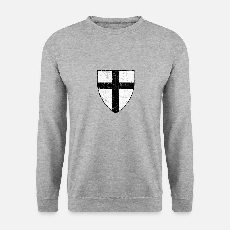 Deutscher Orden - Unisex Pullover - Weißgrau meliert
