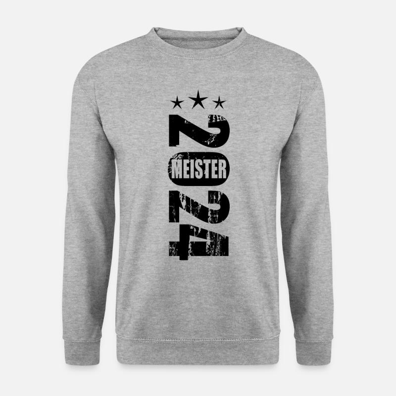 Meister 2024 Aufstiegstrikot Aufstieg 24 - Unisex Pullover - Weißgrau meliert