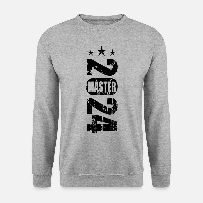 Master 2024 - Unisex Pullover - Weißgrau meliert