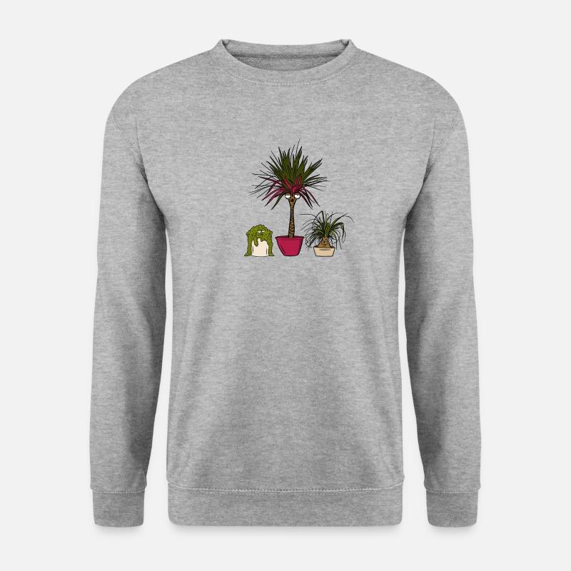 Bad Hair Day - Unisex Pullover - Weißgrau meliert