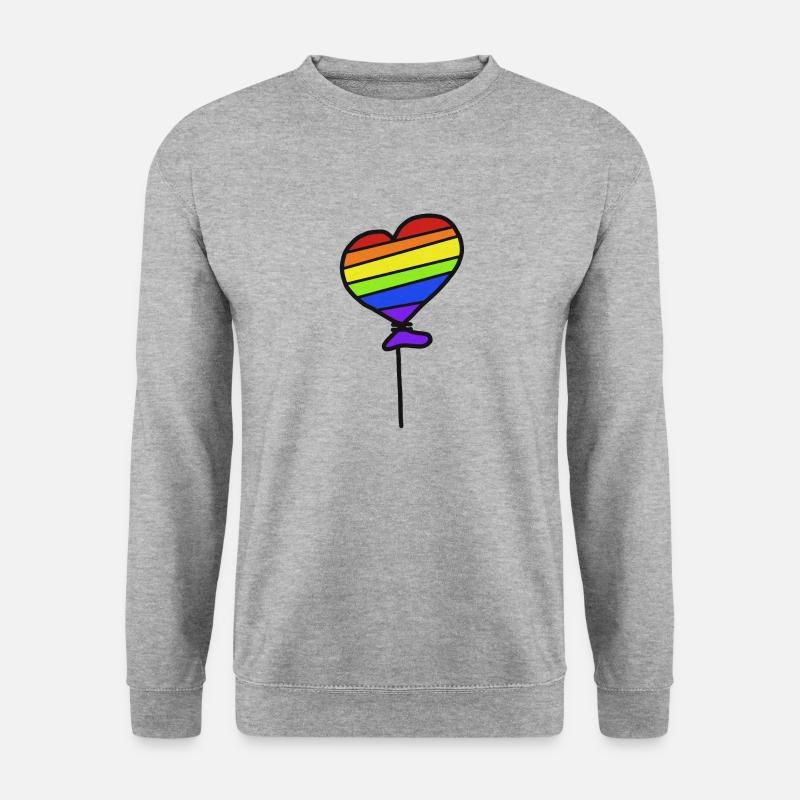 Pride Month - Unisex Pullover - Weißgrau meliert