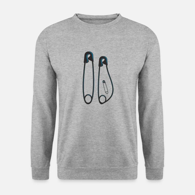 Ankündigung Schwangerschaft - Unisex Pullover - Weißgrau meliert