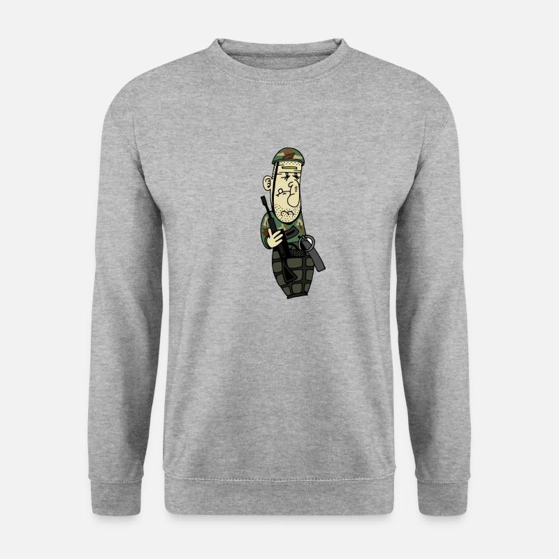 Peops Soldier - Unisex Sweatshirt - salt & pepper